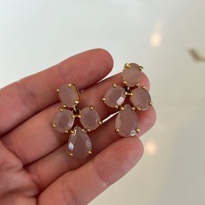 Kate spade light purple cluster earrings